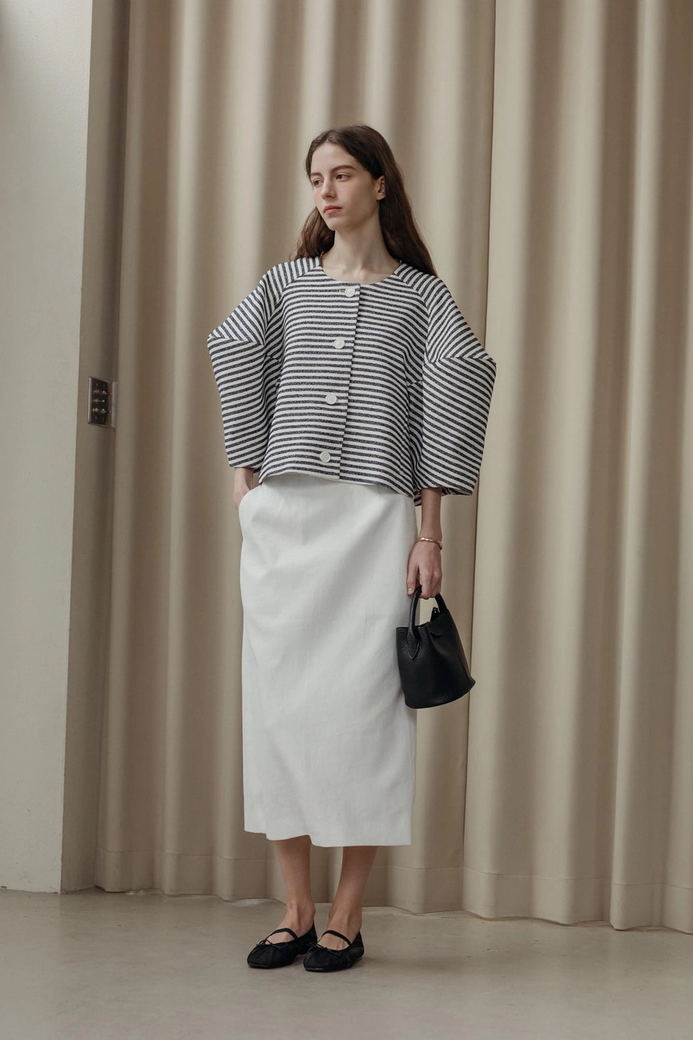 Celia Puff Sleeve Short Jacket