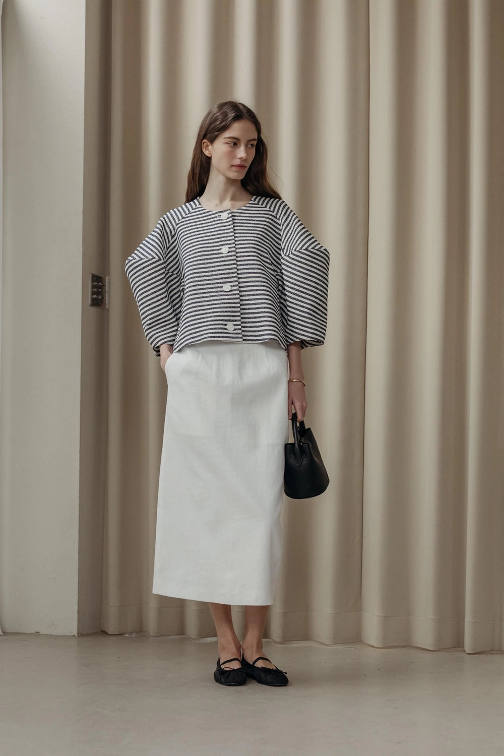 Celia Puff Sleeve Short Jacket
