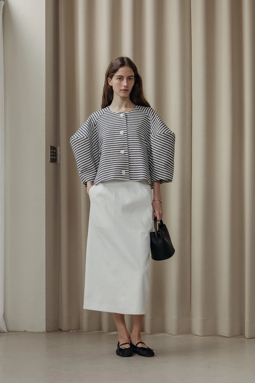 Celia Puff Sleeve Short Jacket