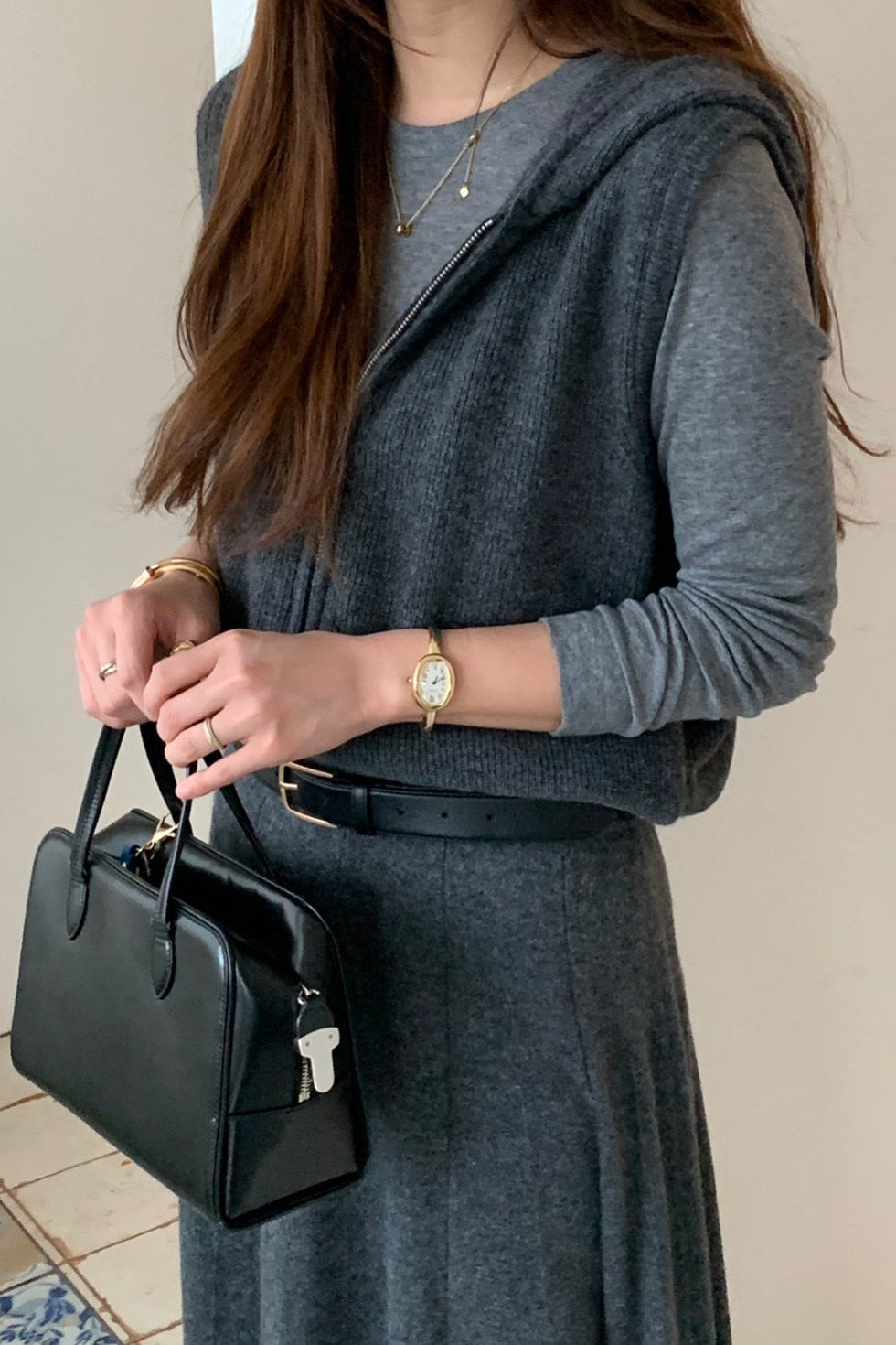 Madison Hooded Zip-Up Vest