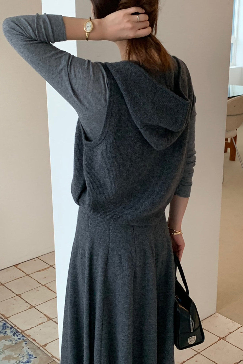 Madison Hooded Zip-Up Vest