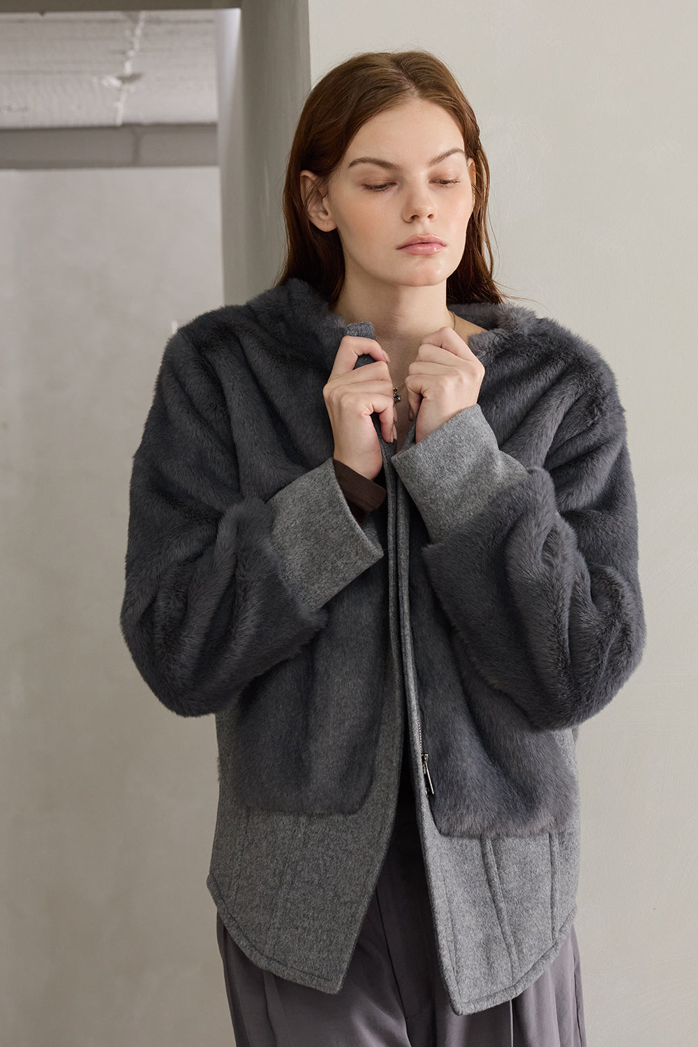 Devin Faux Fur Jacket
