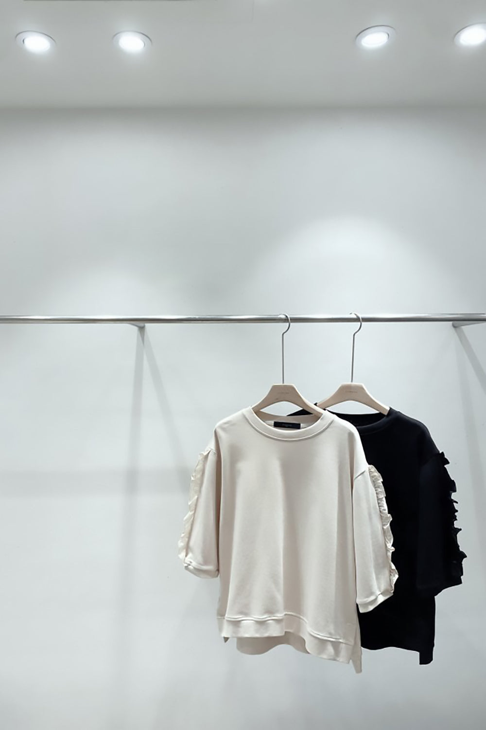 Frilled 3/4 Sleeve T-Shirt