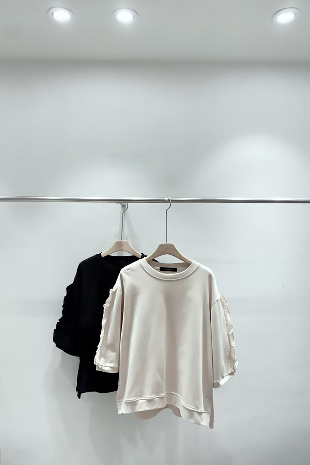 Frilled 3/4 Sleeve T-Shirt