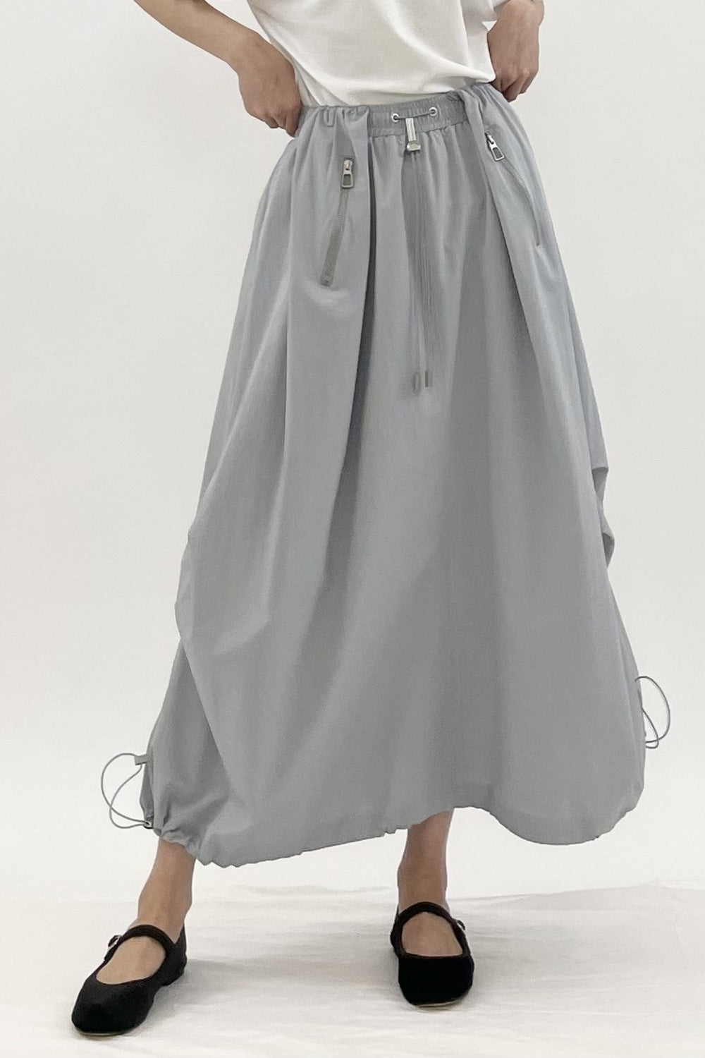 Elodie Windbreaker Midi Skirt