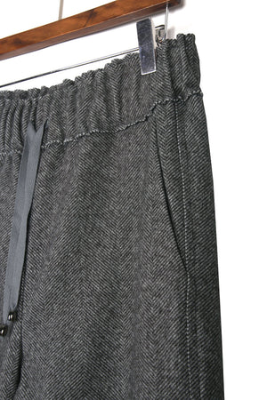 Herringbone Wool Blend Pants