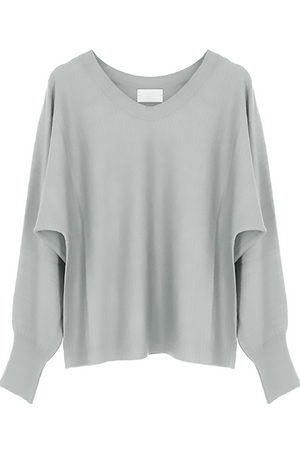 Relaxed Dolman Sleeve Knit