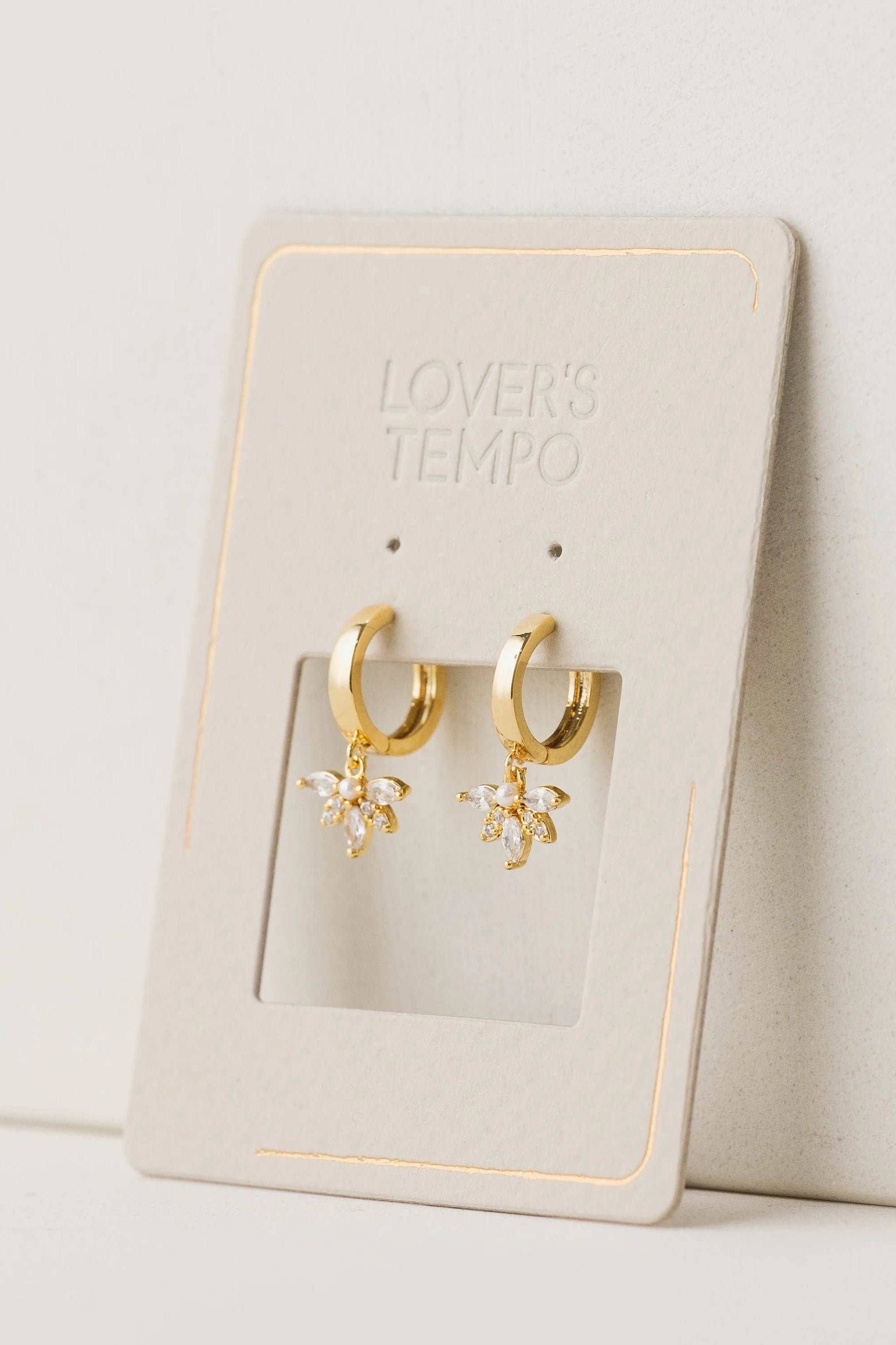 Harlowe Huggie Hoop Earrings
