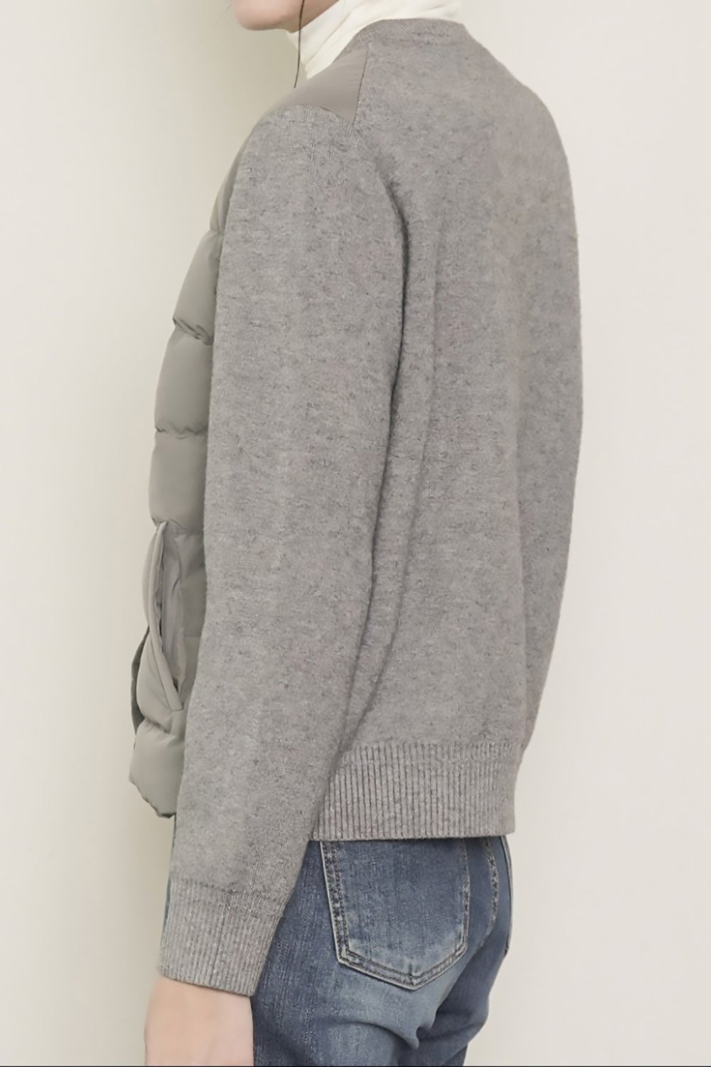 Lightweight Down Knit Jacket