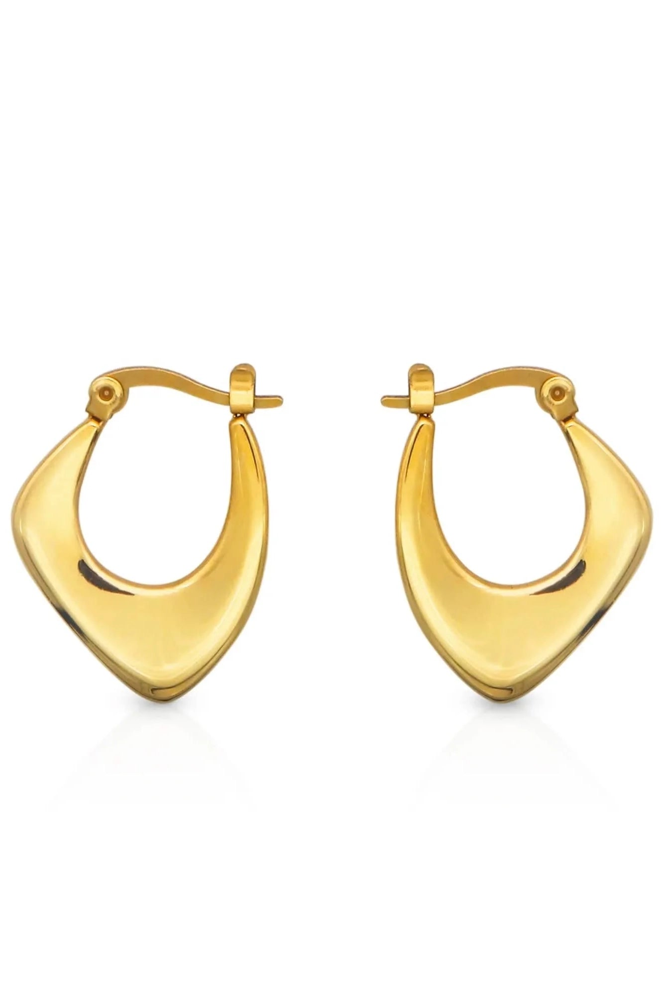 Lila Hoop Earrings