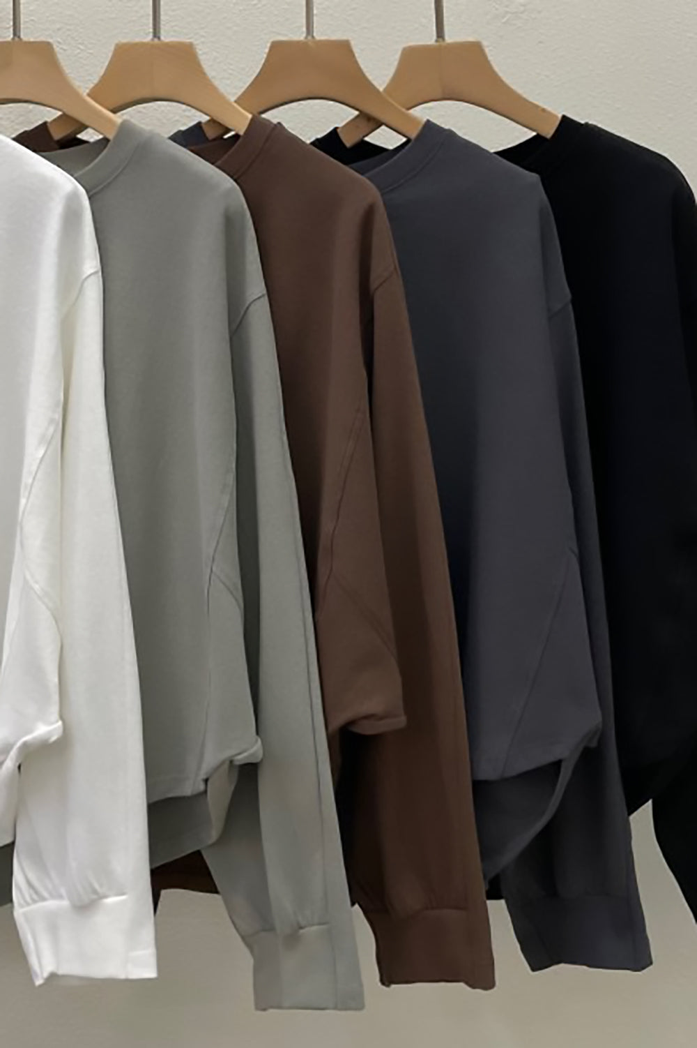 Macie Curved Hem Sweatshirt