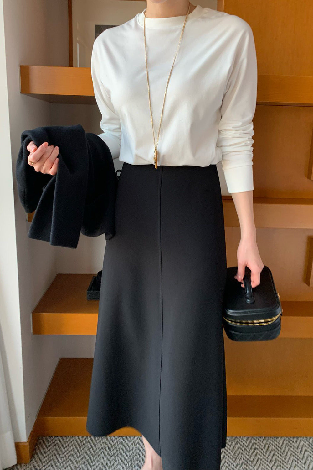 Magic Flared Midi Skirt