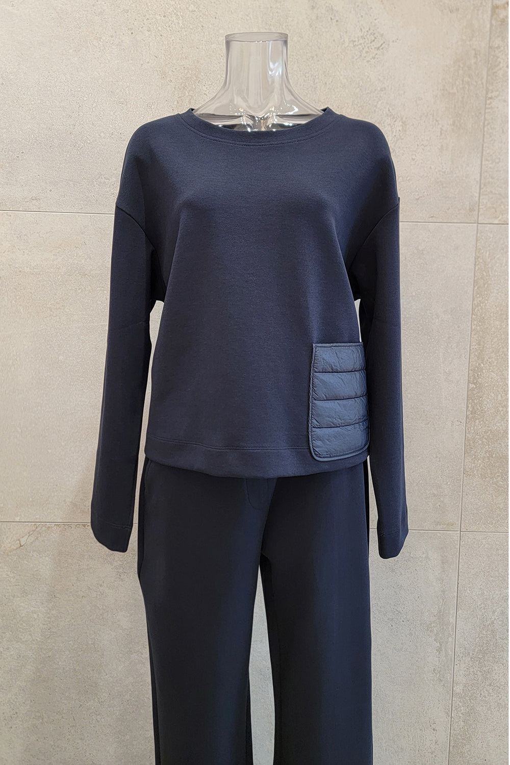 Mixed Media Sweatshirt