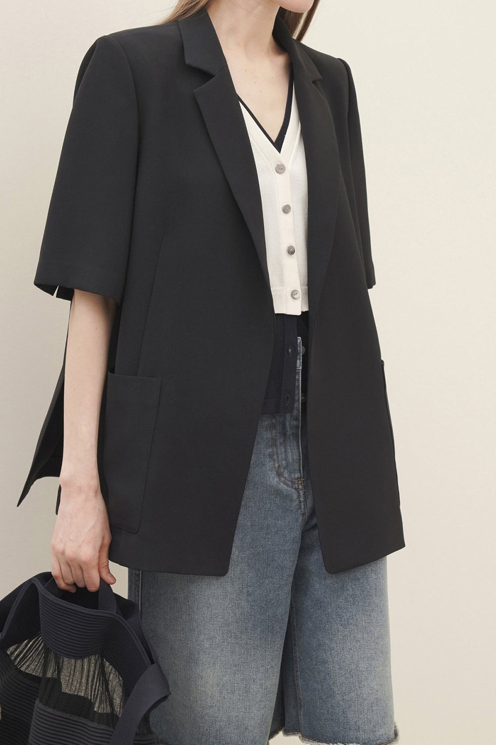 Nanette Short Sleeve Blazer