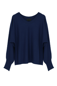 Relaxed Dolman Sleeve Knit