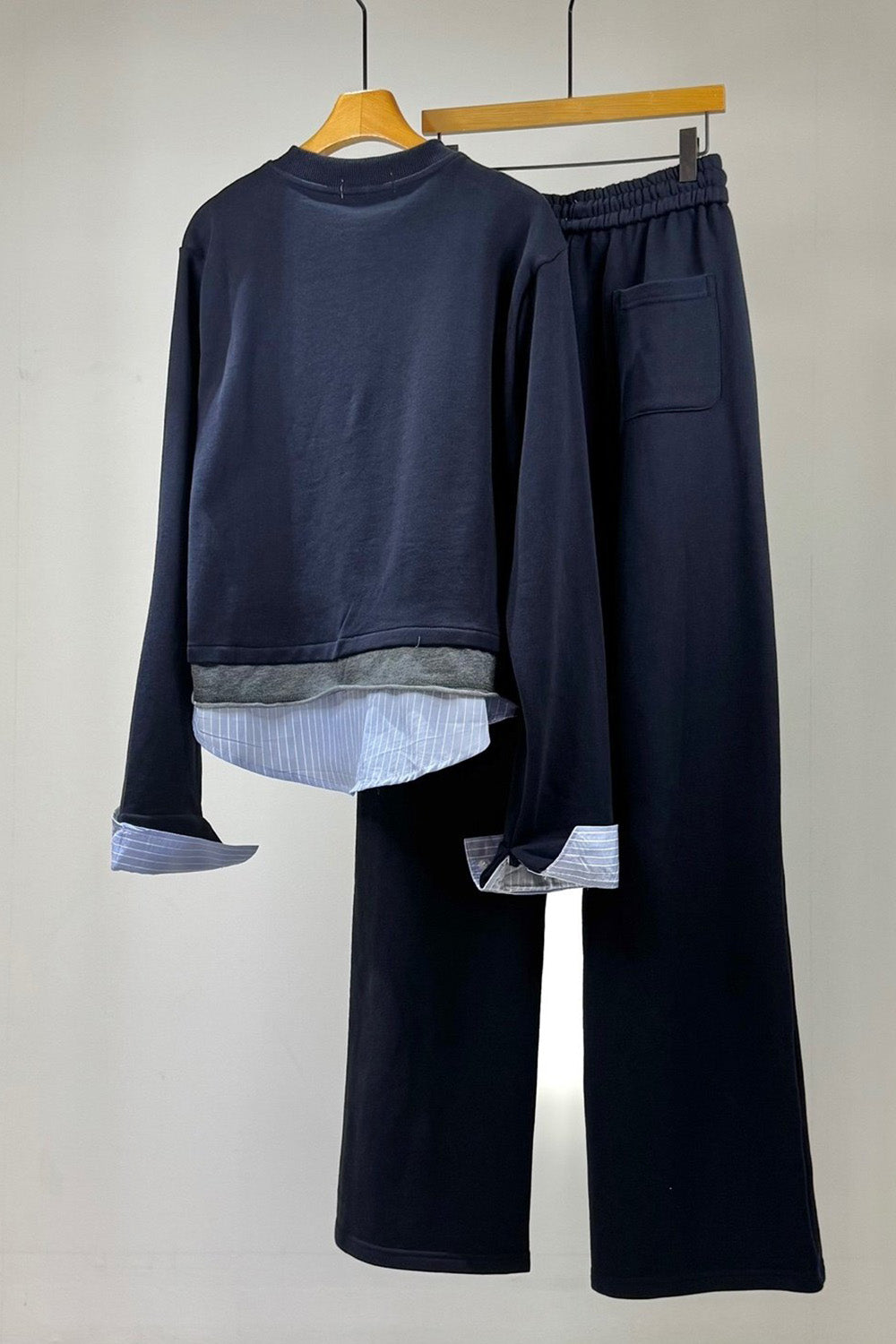 Pia Layered Top and Pants Set