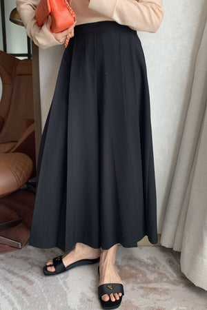 Pleated Wide Palazzo Pants