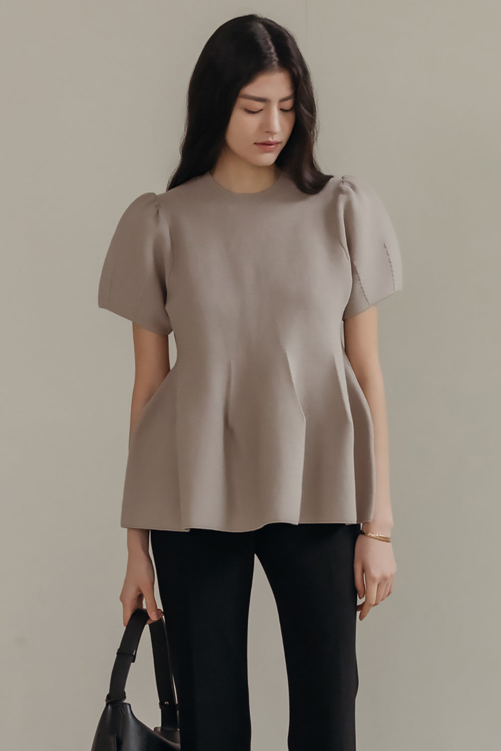 Rosie Peplum Knit Top