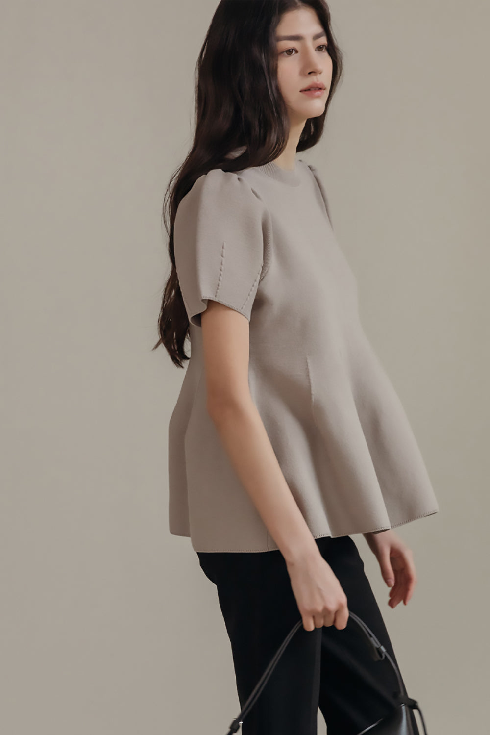 Rosie Peplum Knit Top