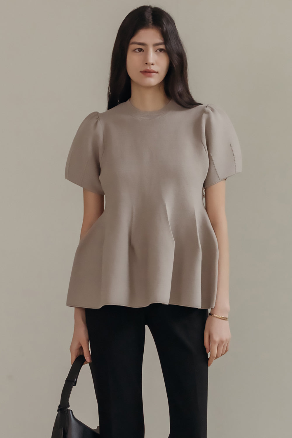 Rosie Peplum Knit Top