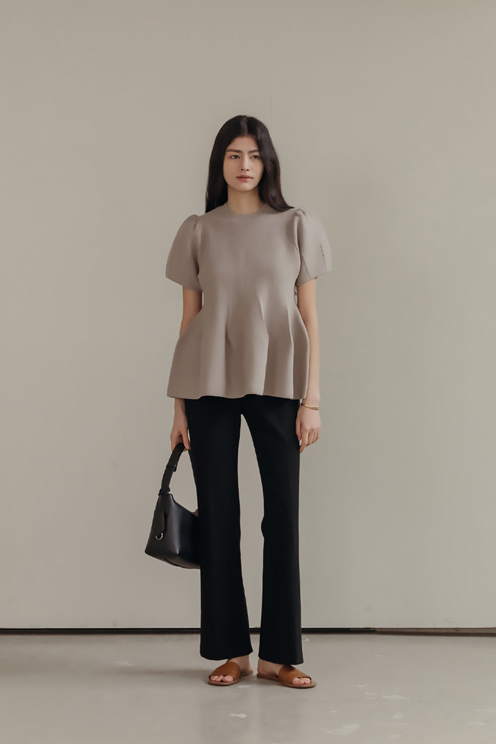 Rosie Peplum Knit Top