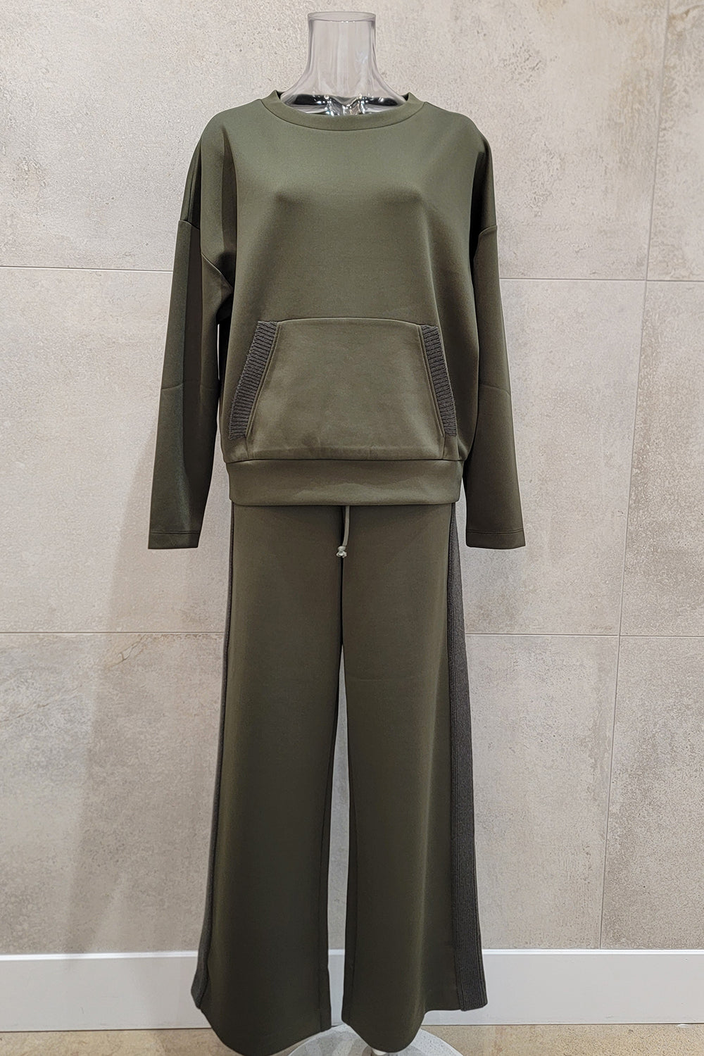 Side Sweater Detail Sweatpants