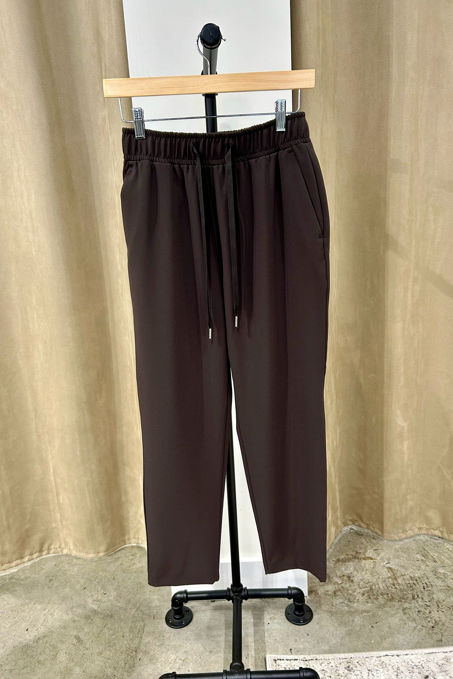 String Relaxed Drape Pants