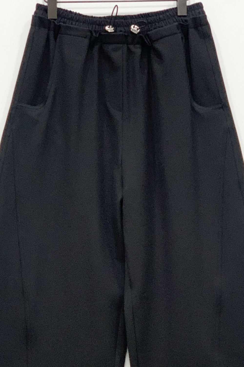Toggle Layered Waist Wide Pants