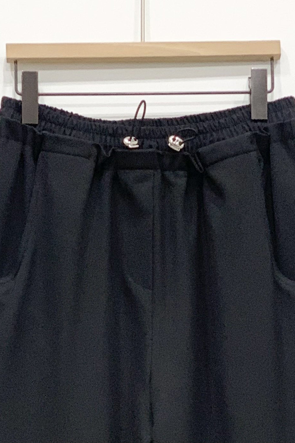 Toggle Layered Waist Wide Pants
