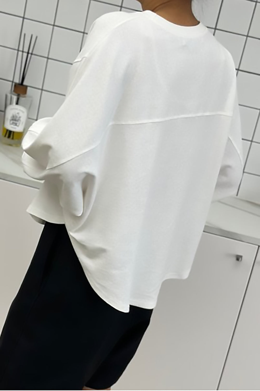 Macie Curved Hem Sweatshirt