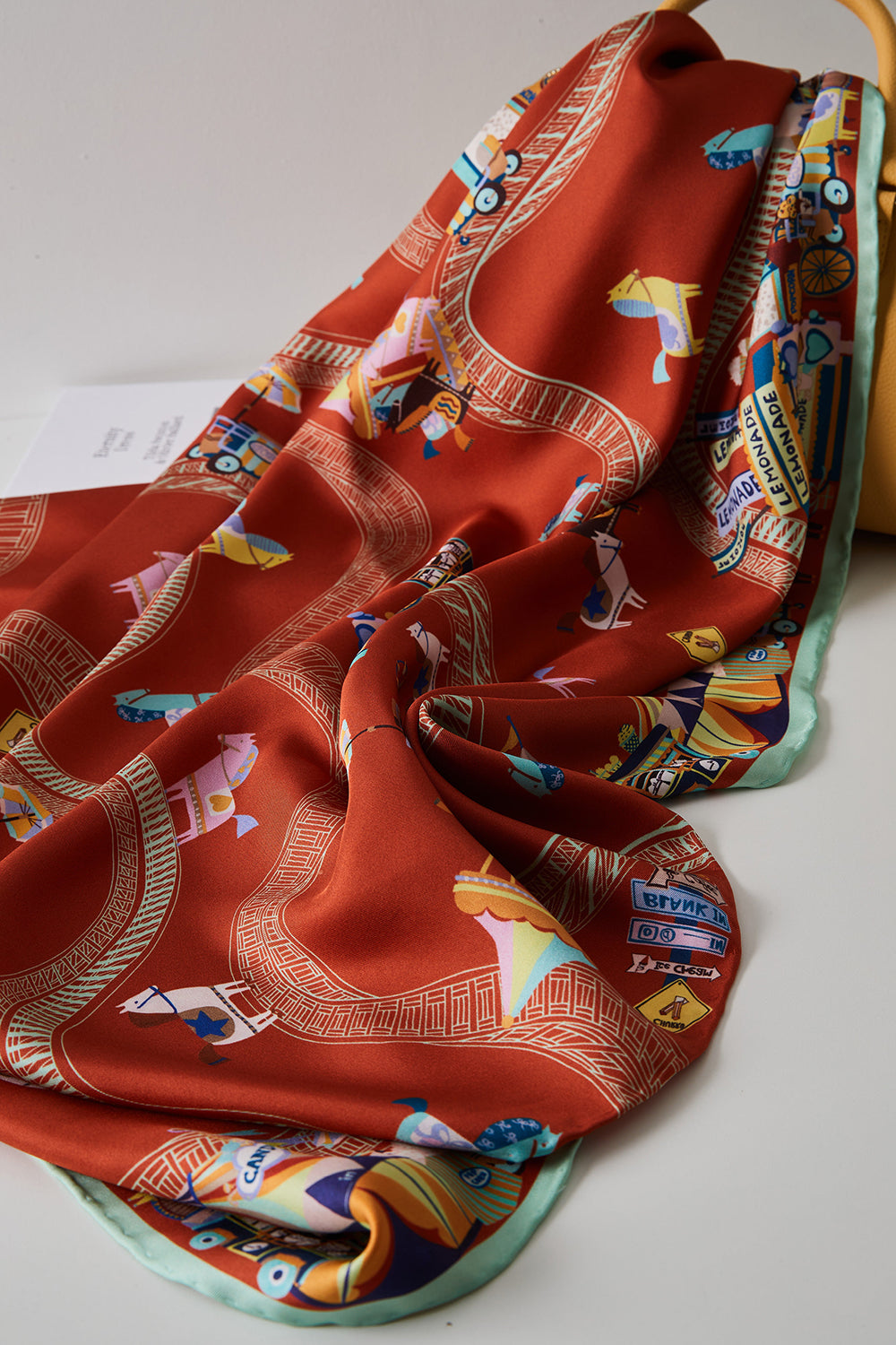 Fête Square Silk Scarf