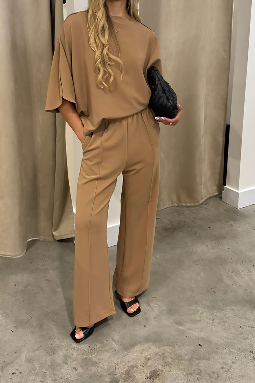 Hazel Cape Top & Pants Set