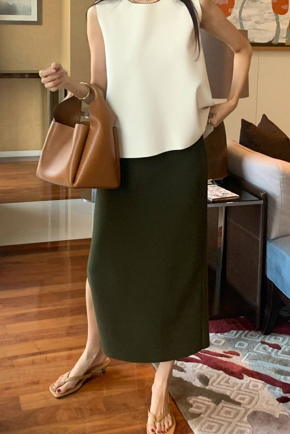 Magic Side Slit Skirt