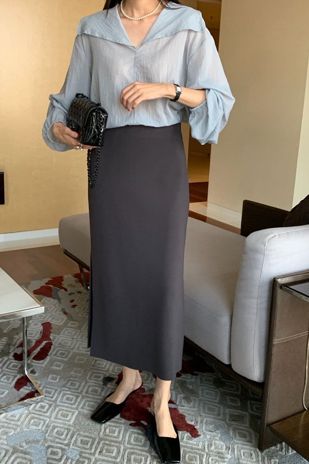 Magic Side Slit Skirt