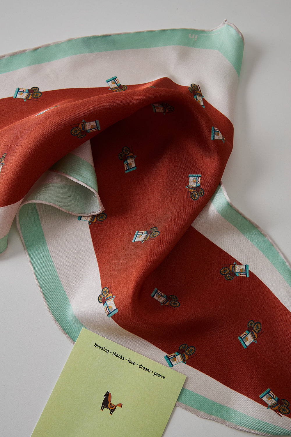 Petit Cheval Diamond Silk Scarf