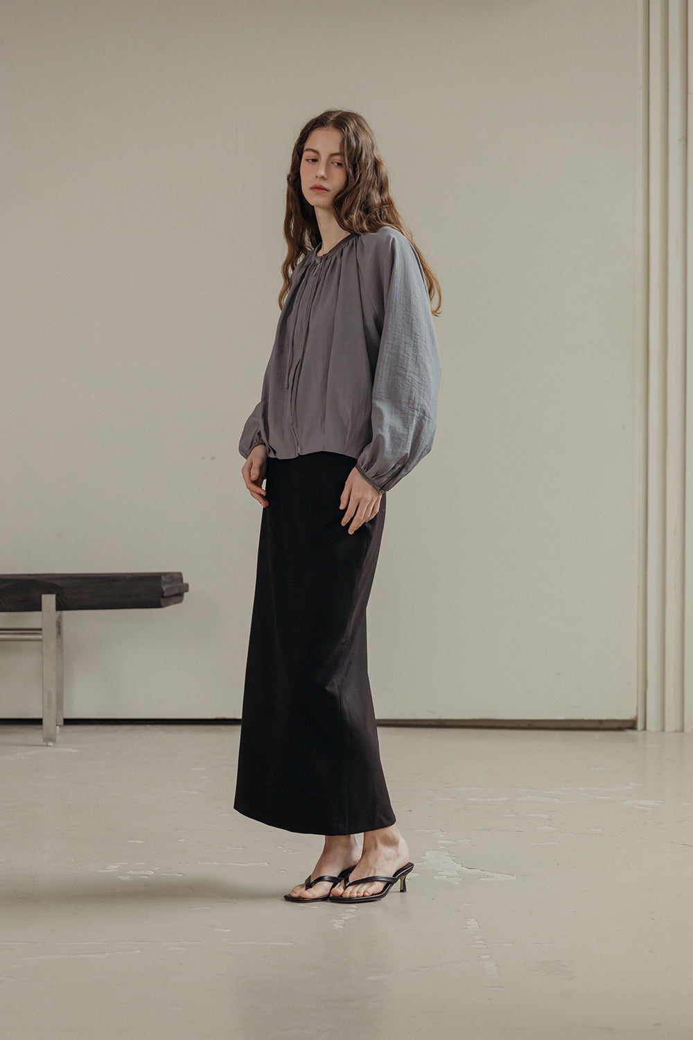 Adjustable Neckline Lightweight Jacket