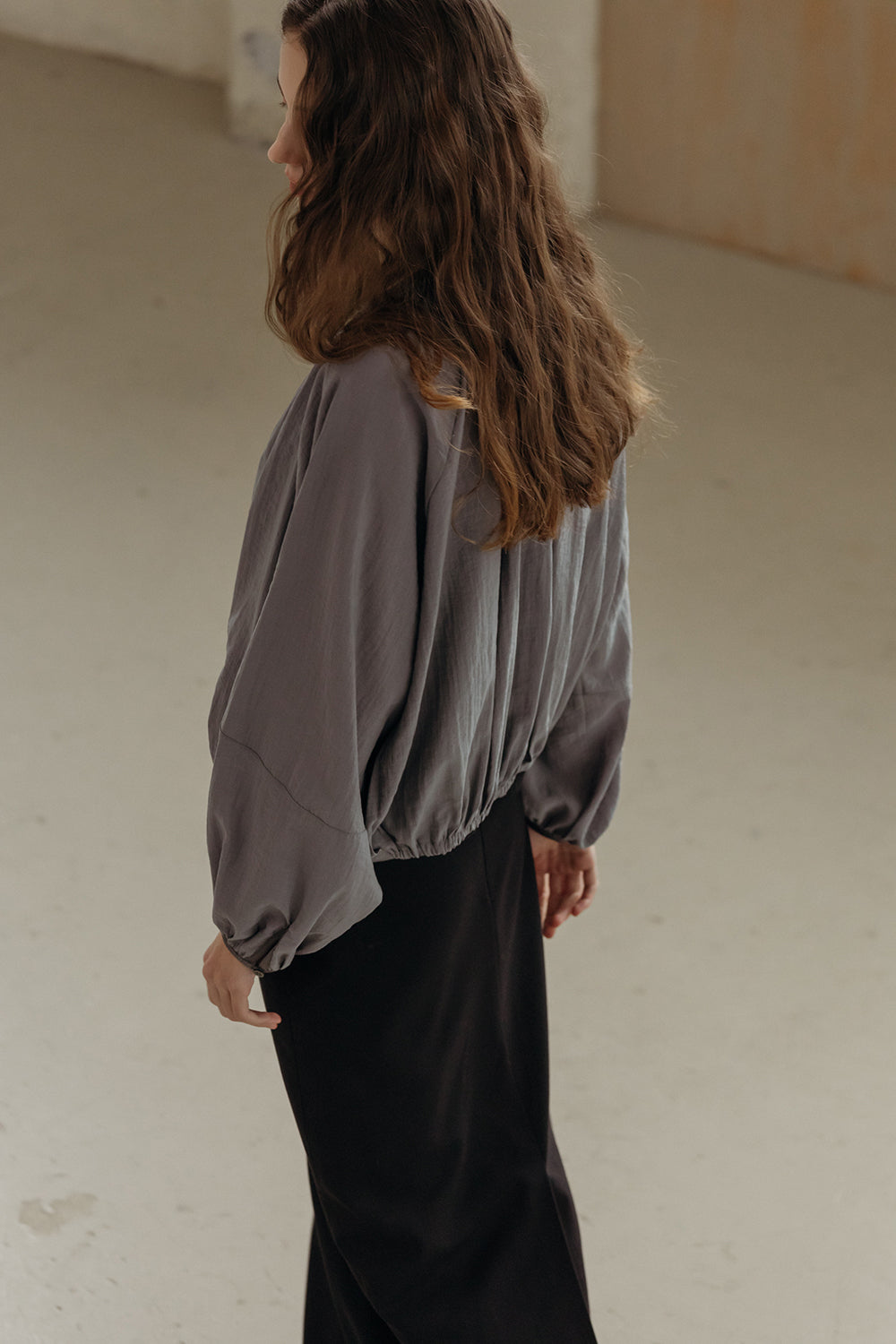 Adjustable Neckline Lightweight Jacket