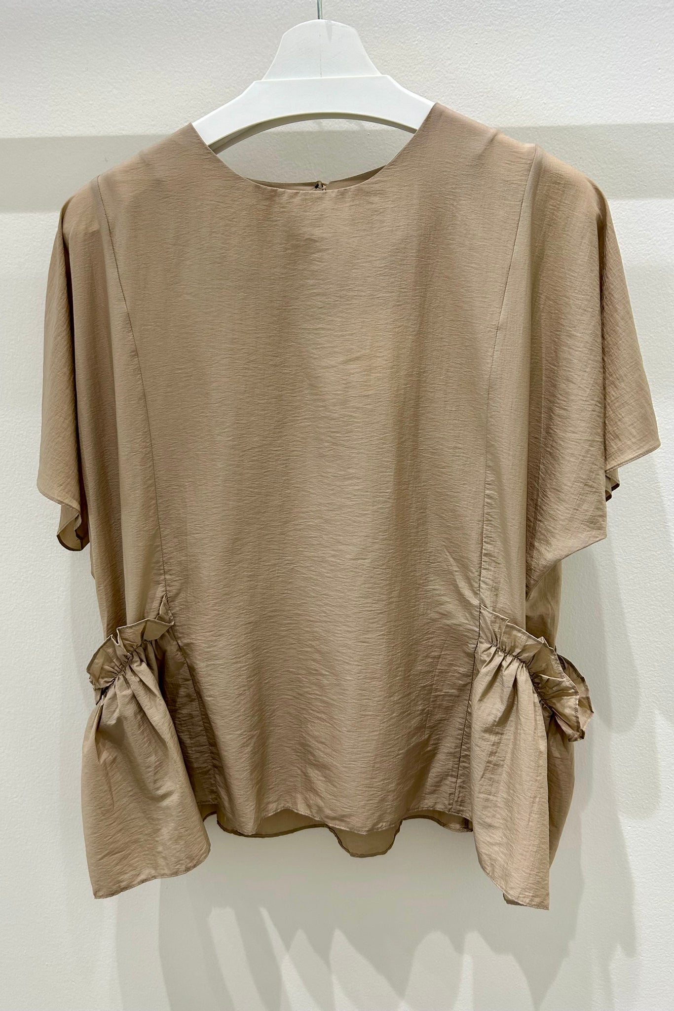 Side Shirred Pocket Blouse