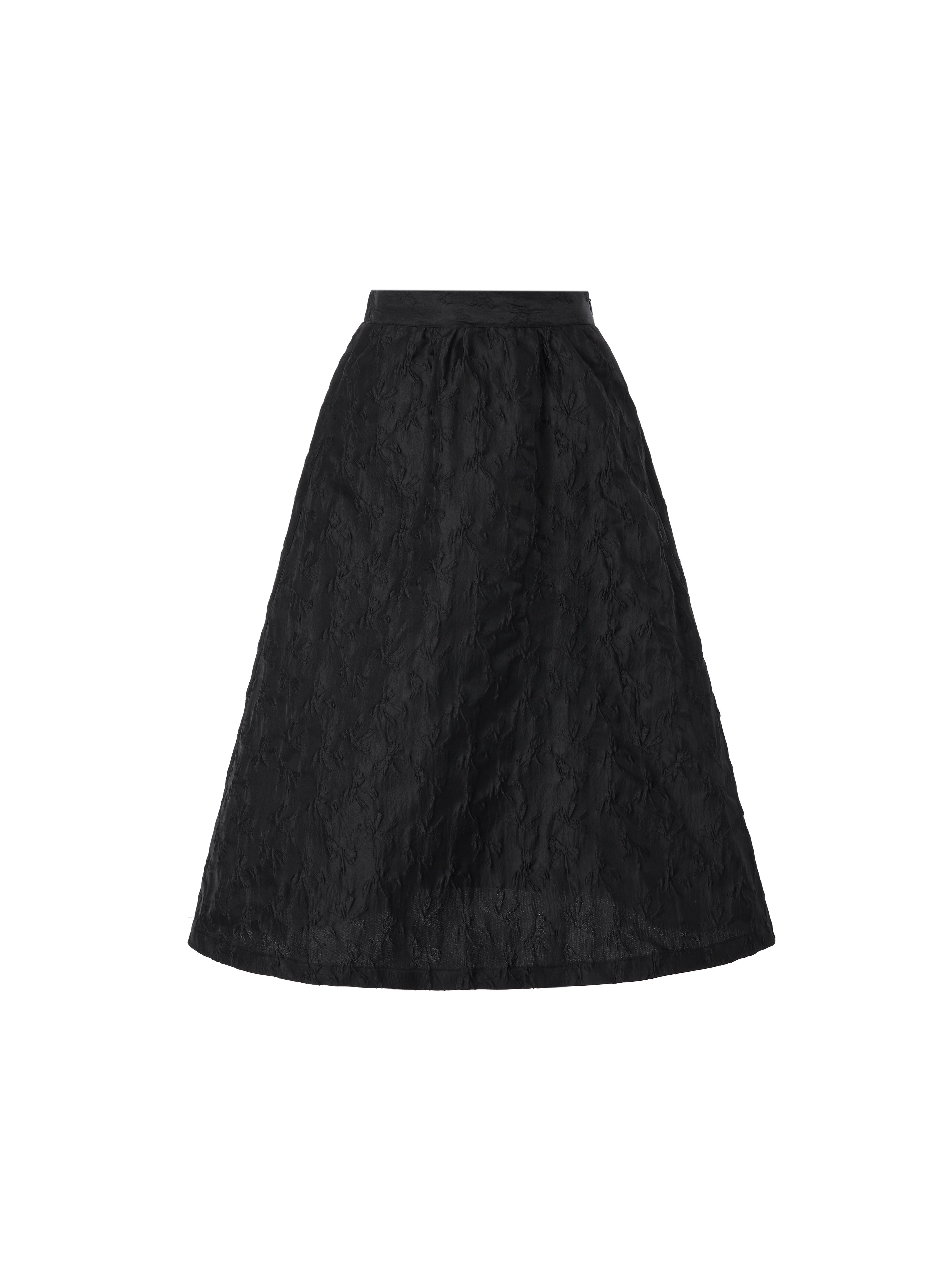 Textured Balloon Skirt