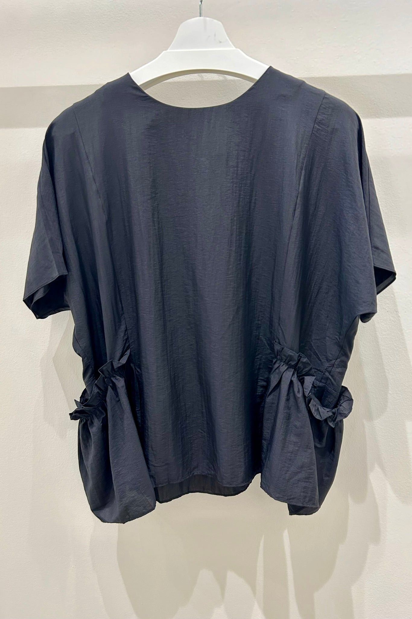 Side Shirred Pocket Blouse