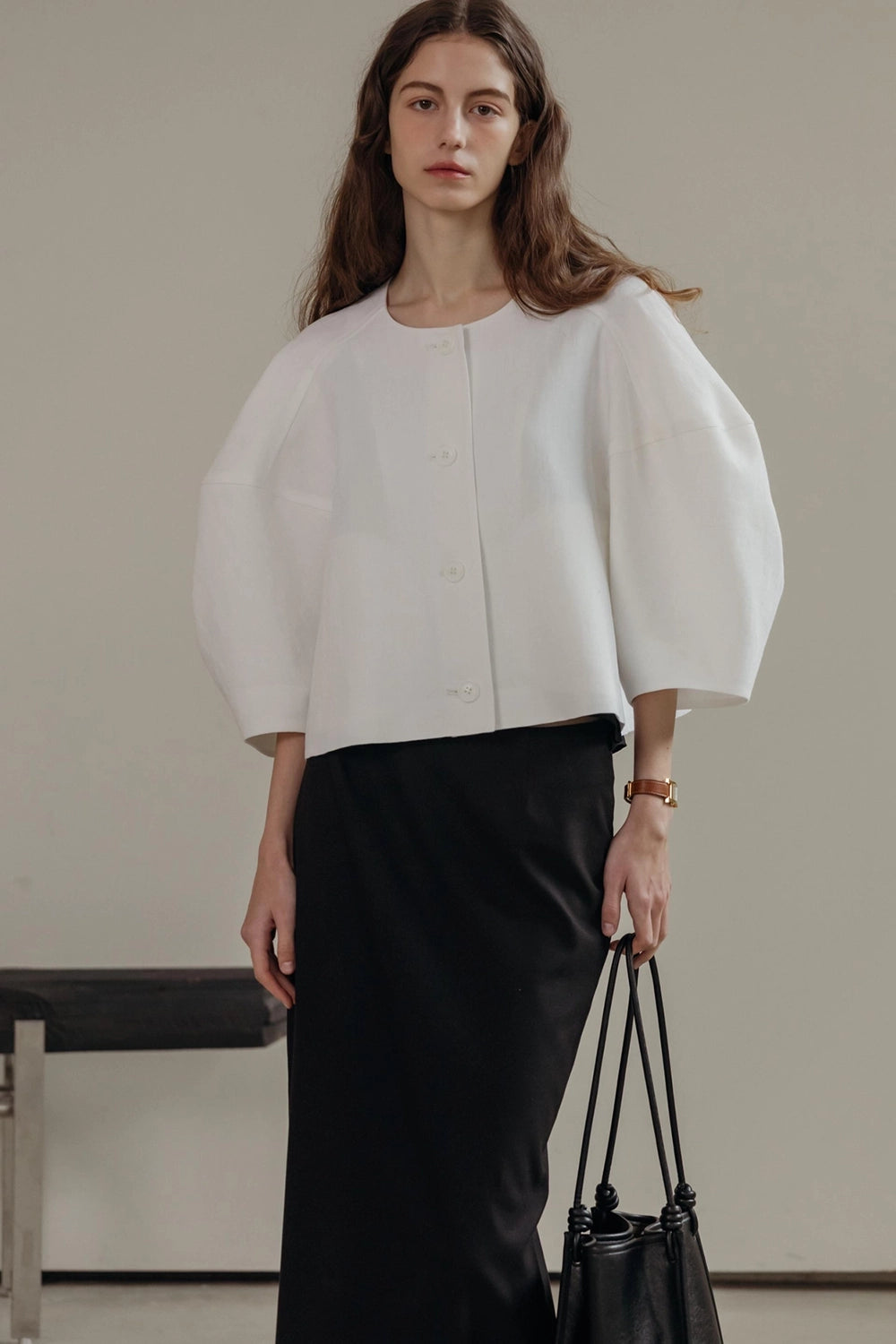 Celia Puff Sleeve Short Jacket