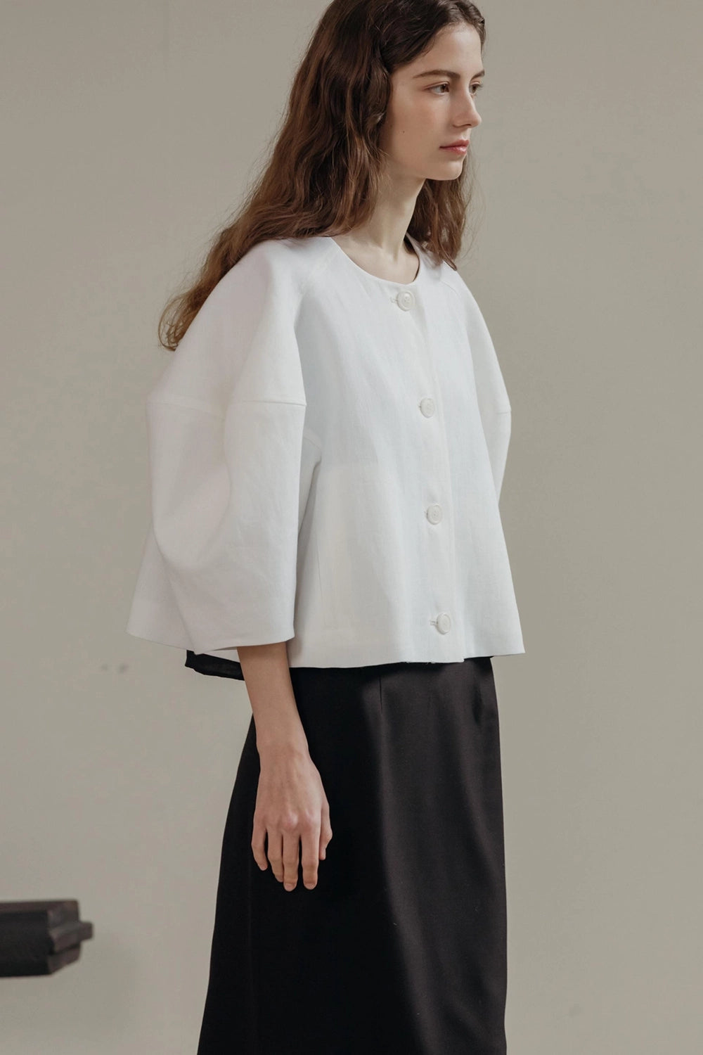 Celia Puff Sleeve Short Jacket