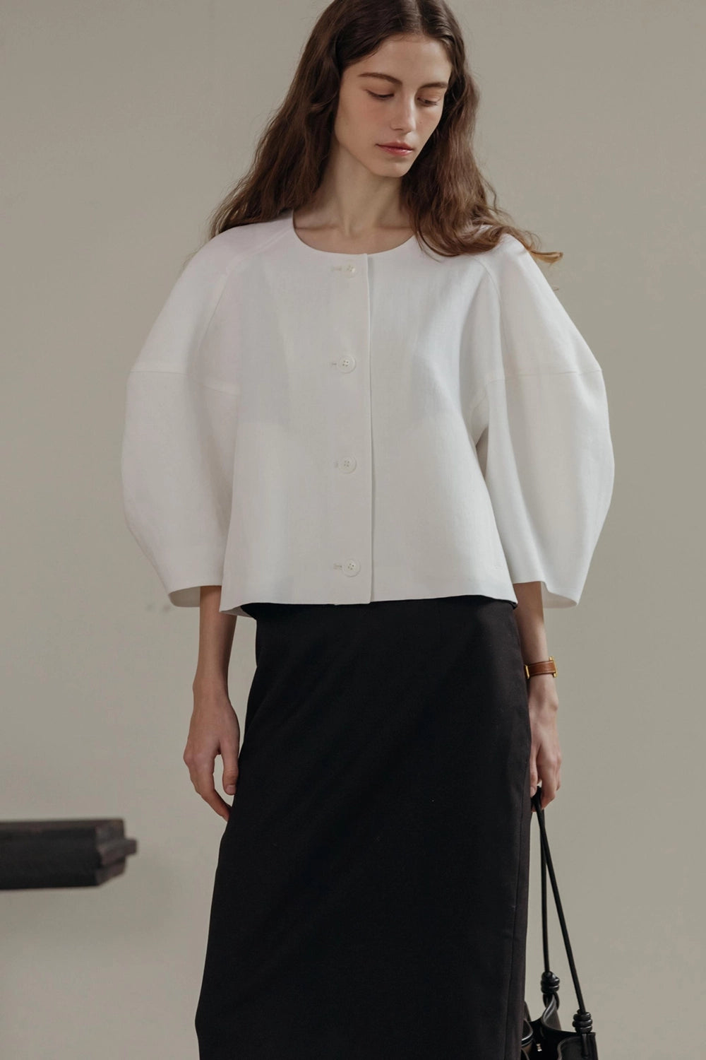 Celia Puff Sleeve Short Jacket