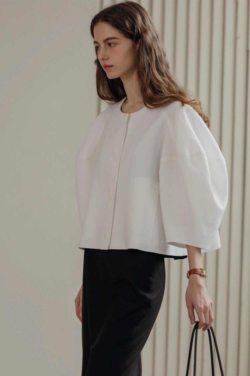 Celia Puff Sleeve Short Jacket