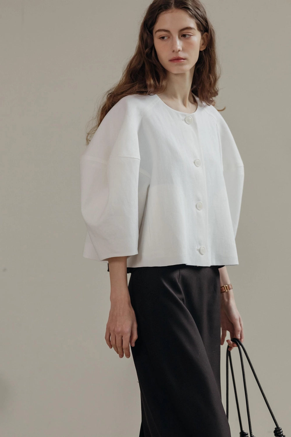 Celia Puff Sleeve Short Jacket