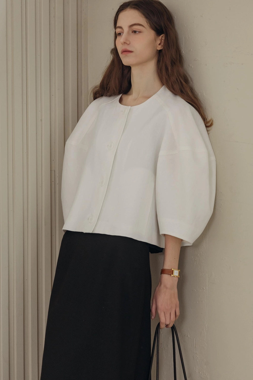 Celia Puff Sleeve Short Jacket