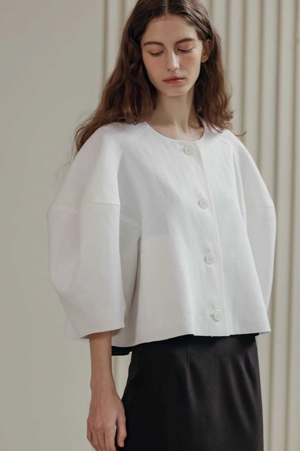 Celia Puff Sleeve Short Jacket
