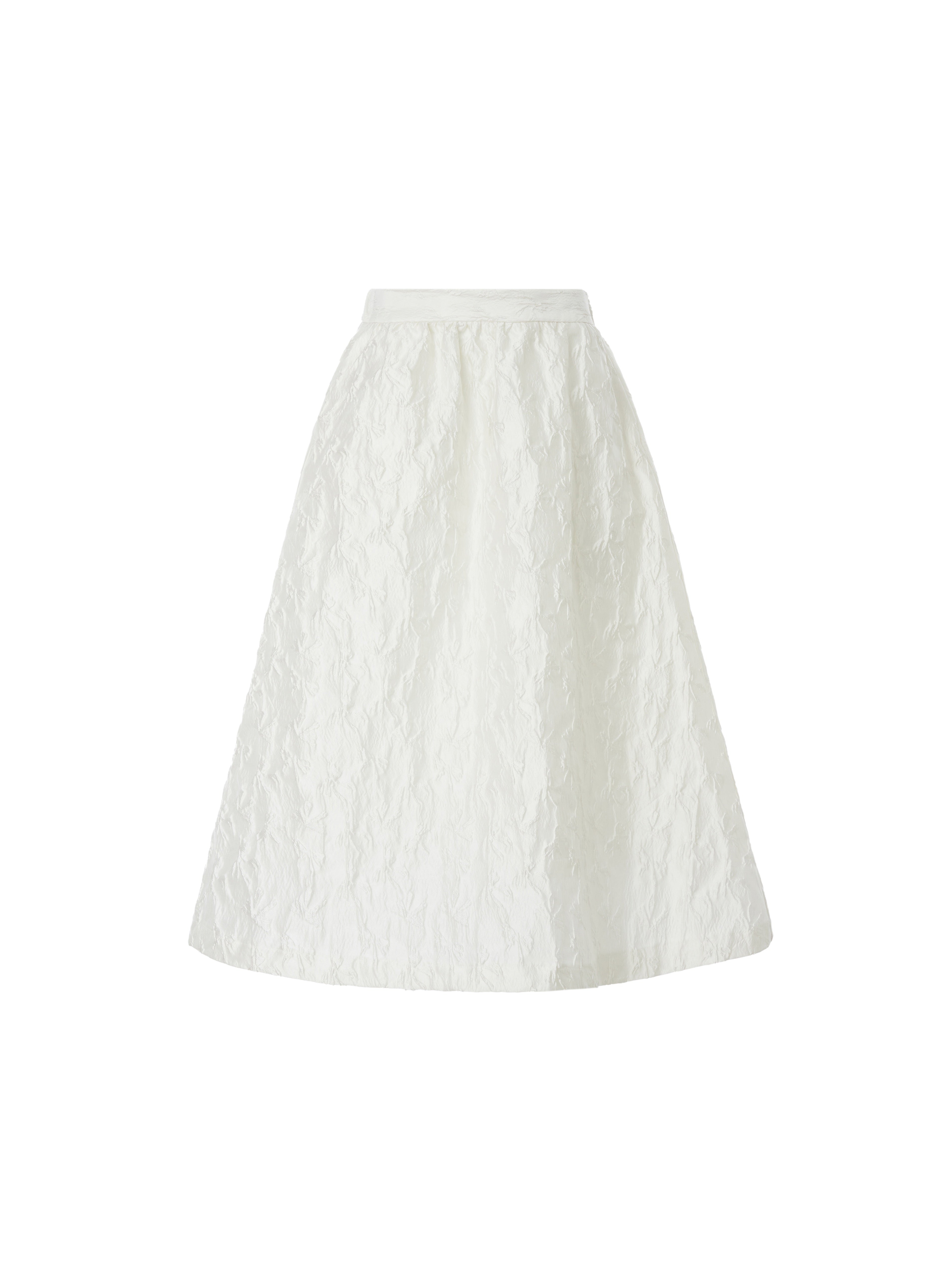 Textured Balloon Skirt