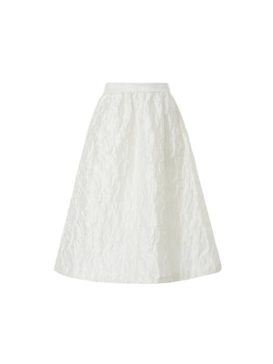 Textured Balloon Skirt