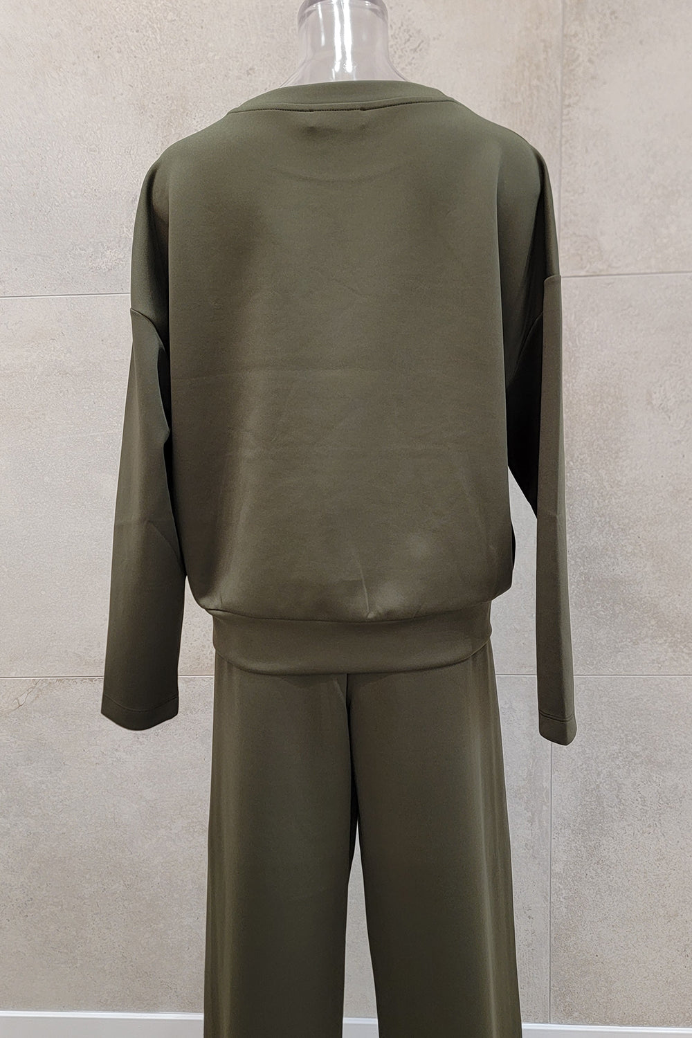 Ribbed Pocket Detail Sweatshirt